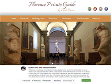 Tablet Screenshot of florenceprivateguide.com